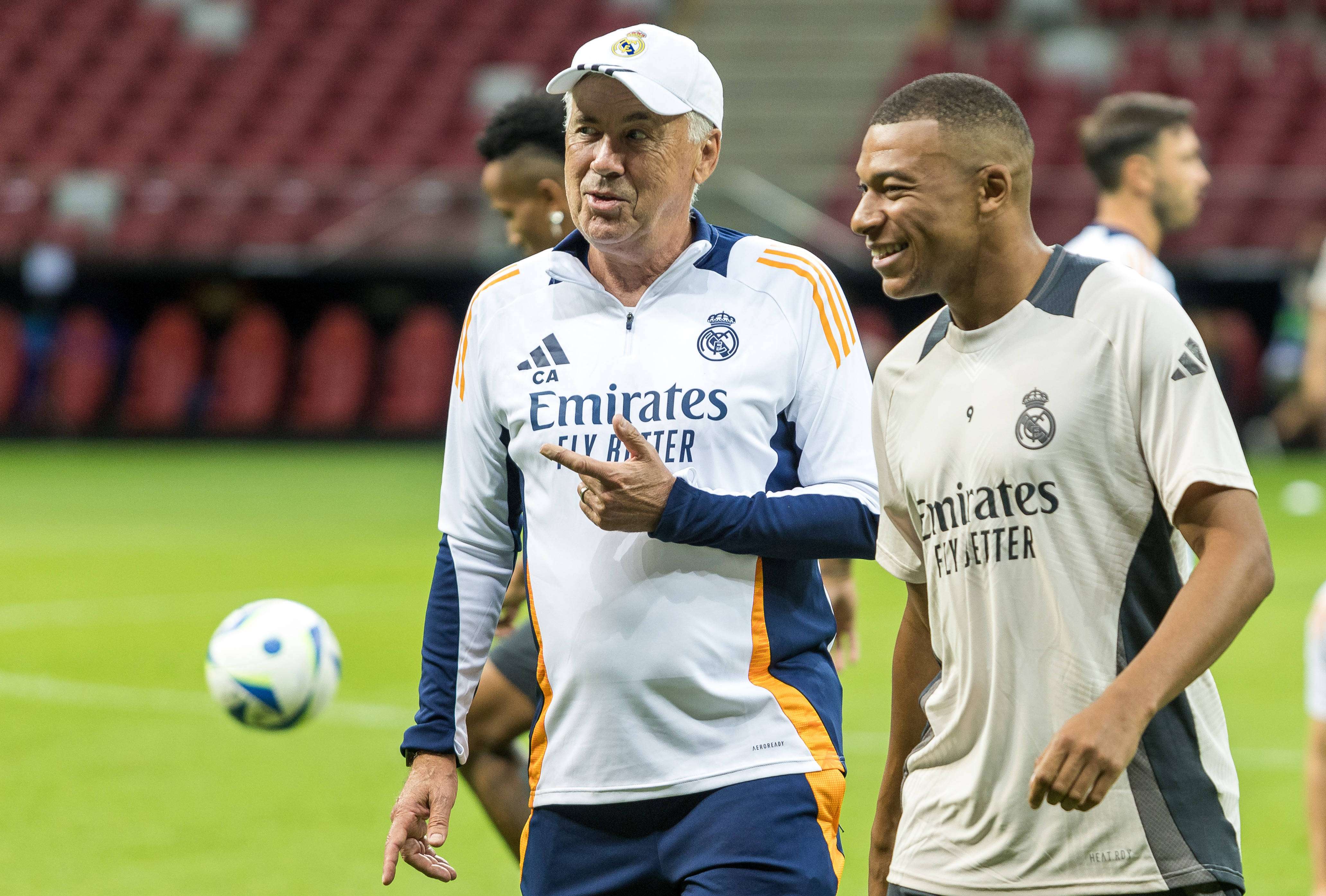 Kylian Mbappe Carlo Ancelotti