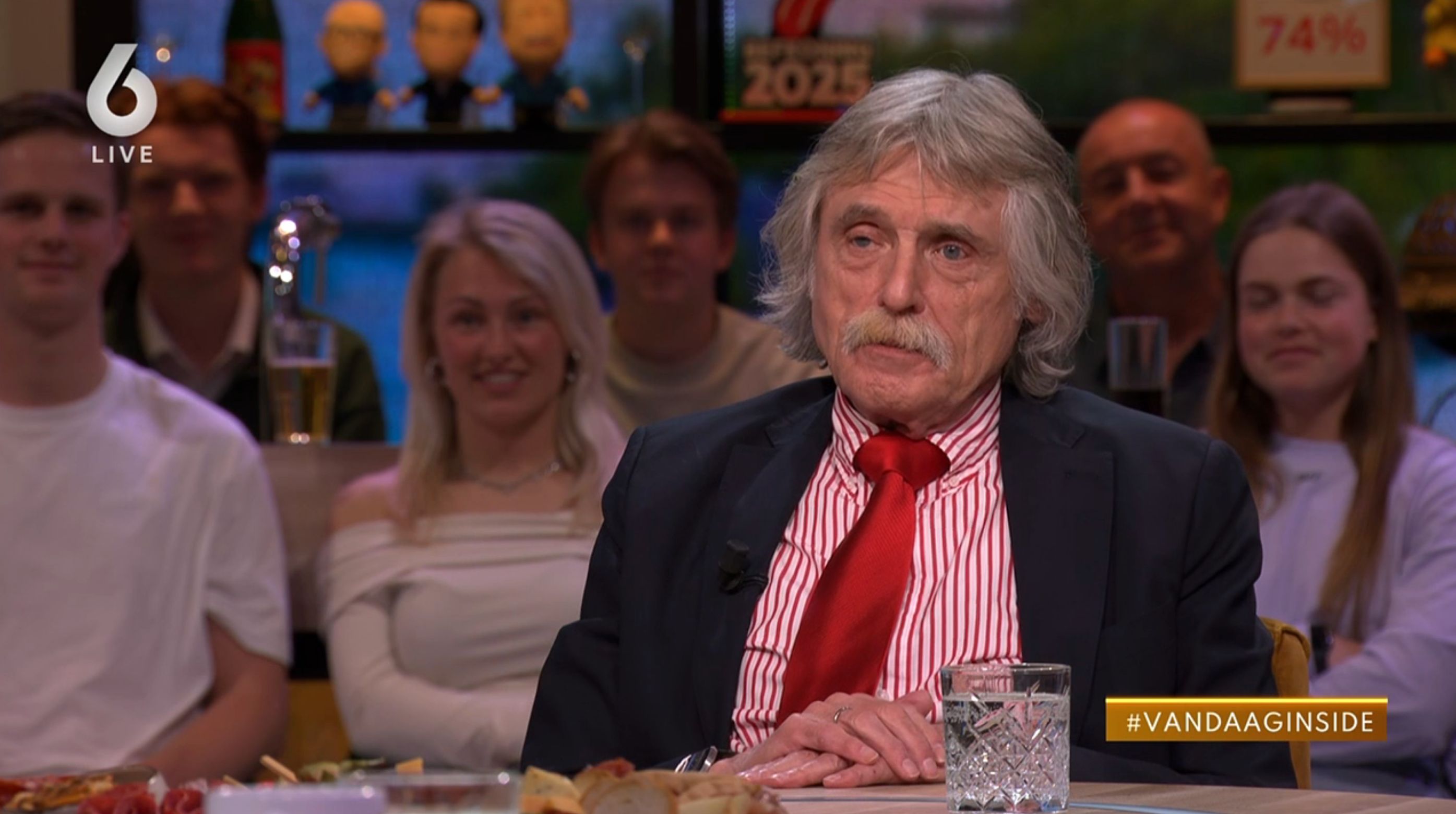 Johan Derksen walgt: 'Wat een griezel van een gozer is dat joh!'