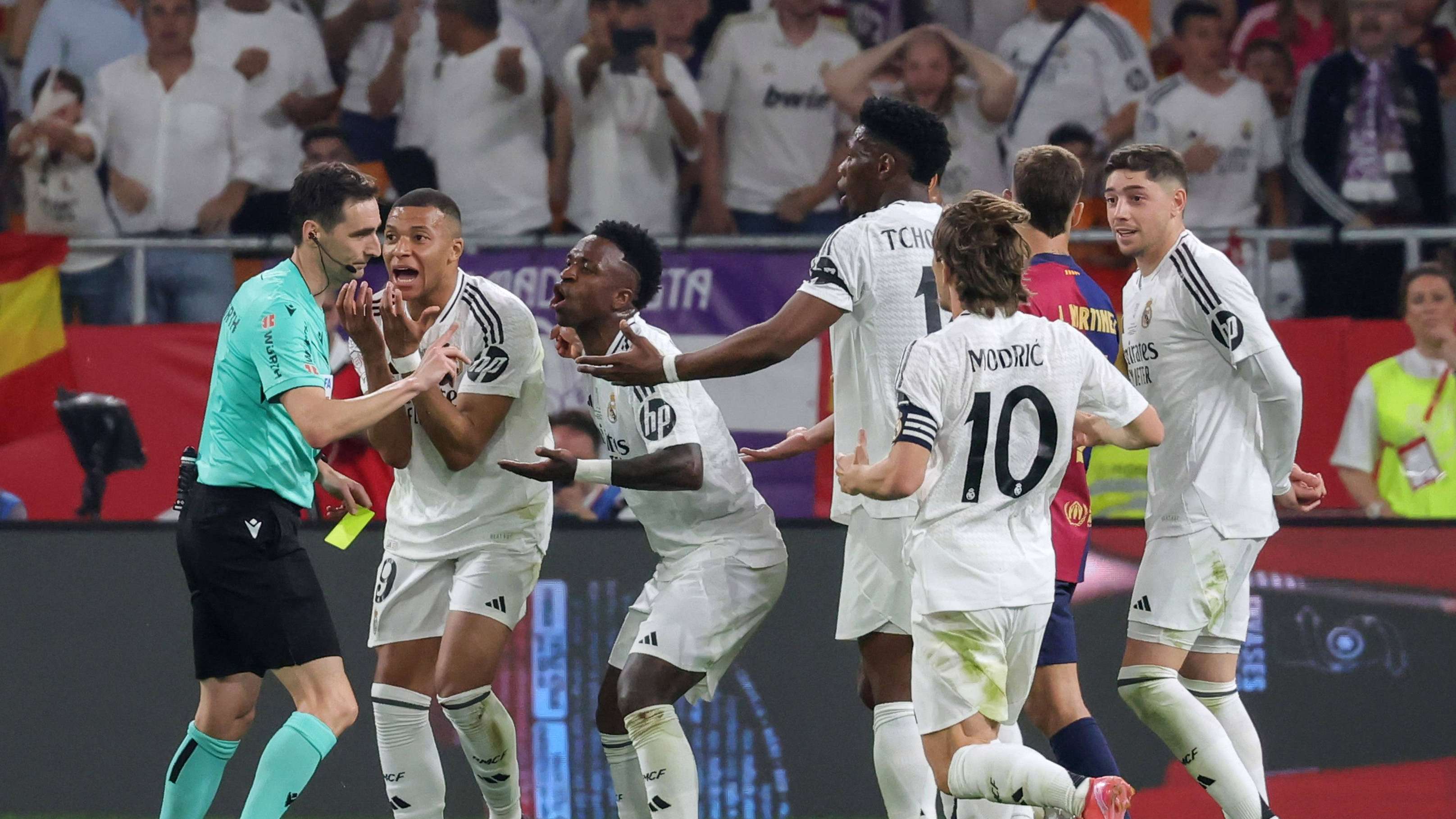 Real Madrid Kylian Mbappe Vinicius Junior