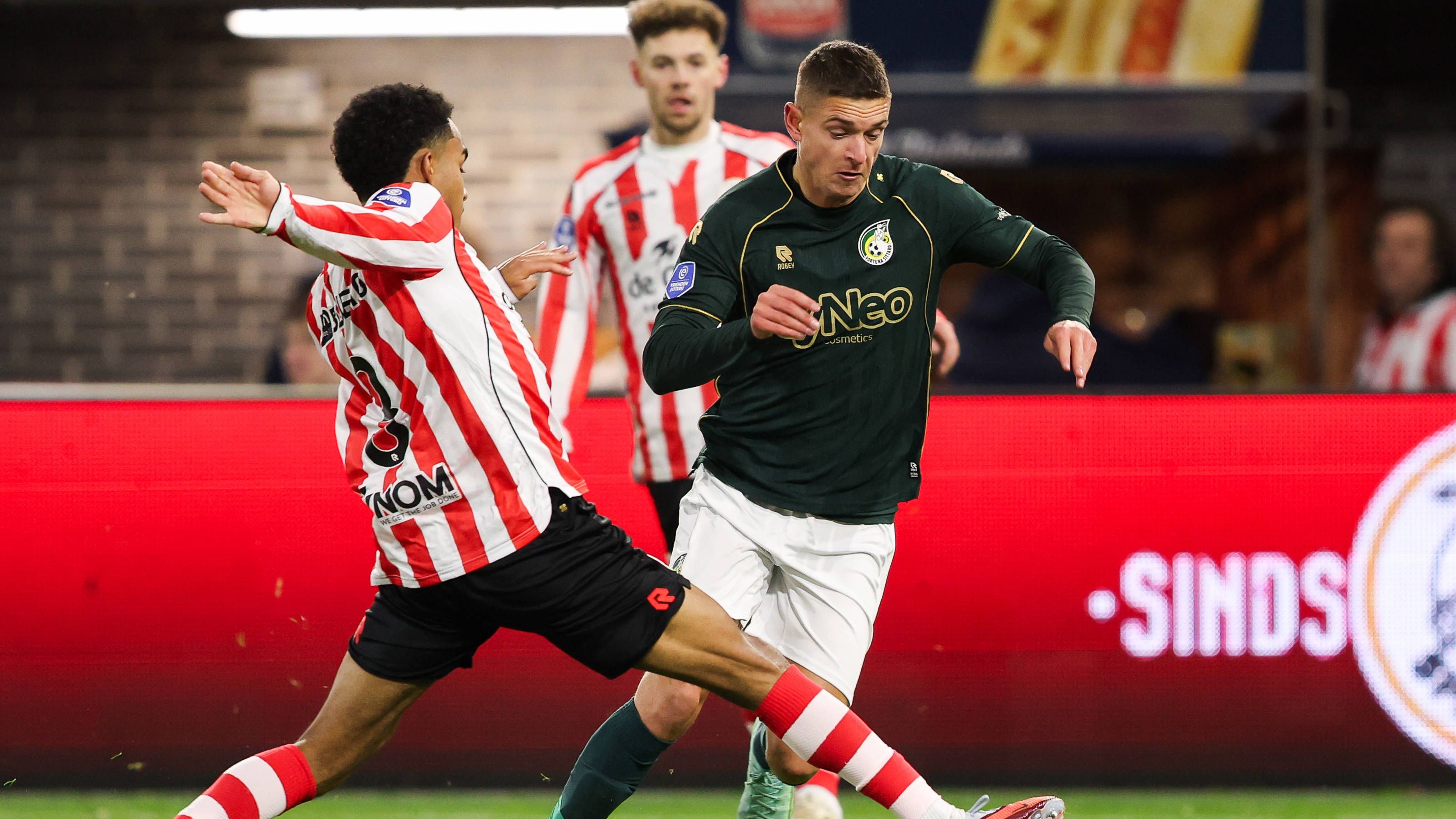 Sparta Rotterdam en Fortuna Sittard delen de punten in duel der middenmoters