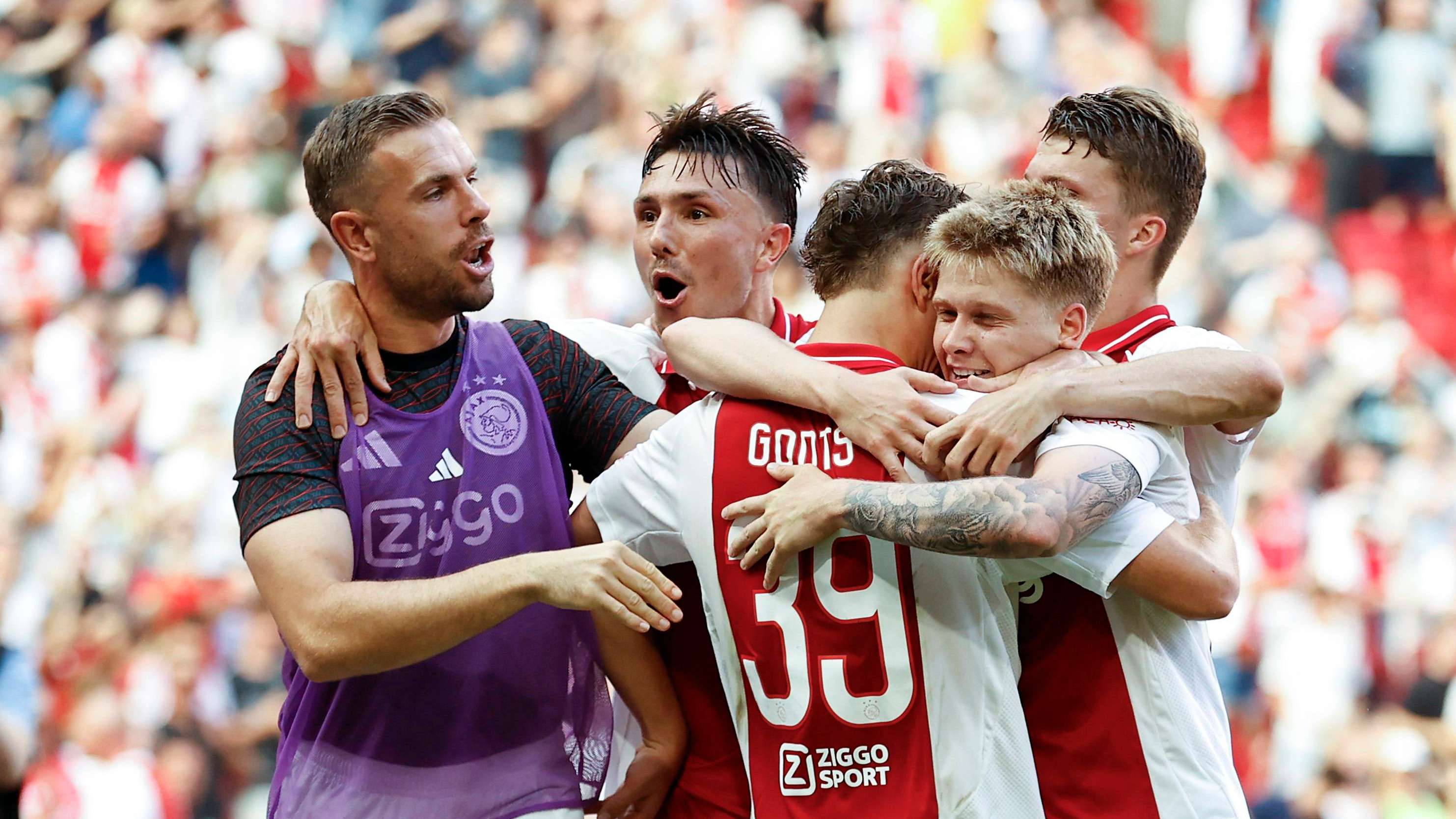 Berghuis Henderson Hlynsson Gaaei Godts Ajax