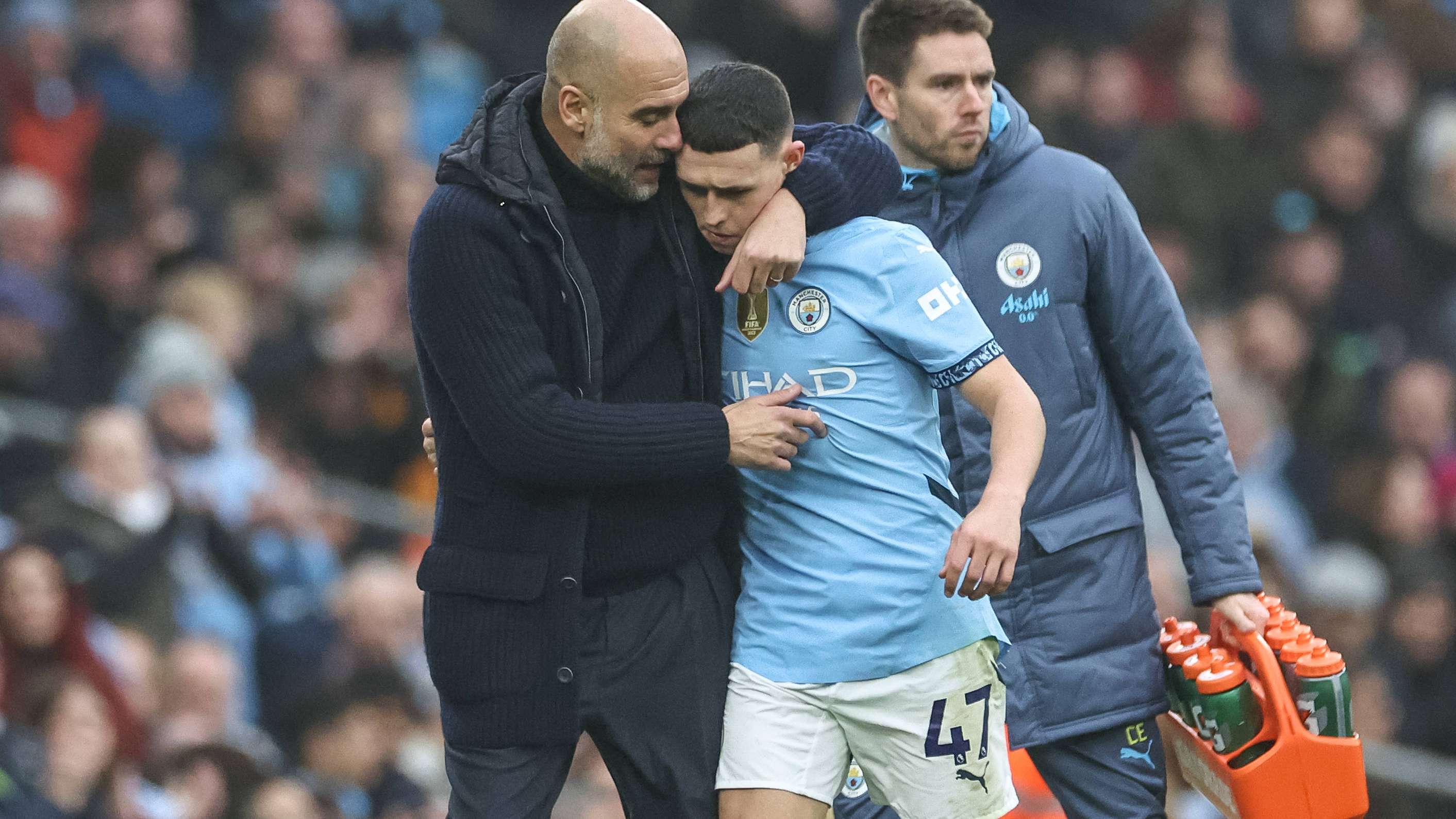 Pep Guardiola Phil Foden