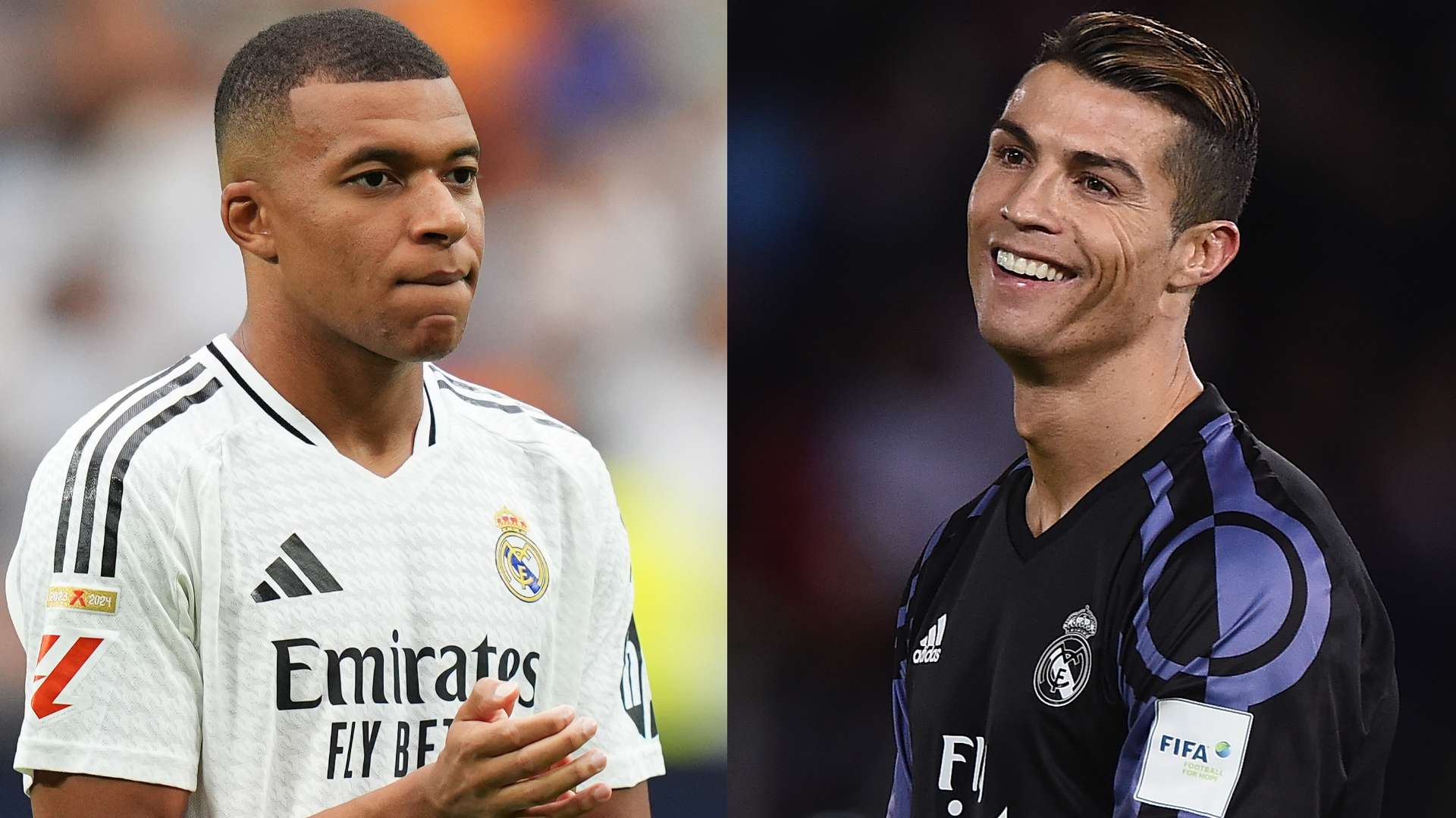 Kylian Mbappe Cristiano Ronaldo Real Madrid