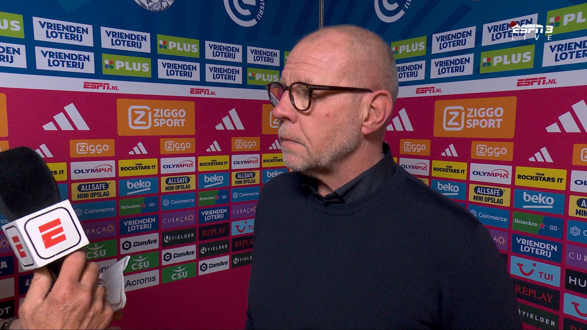 Ajax-trainer Fred Grim haalt inspiratie uit Francesco Farioli: 'Een heel lelijk plan'