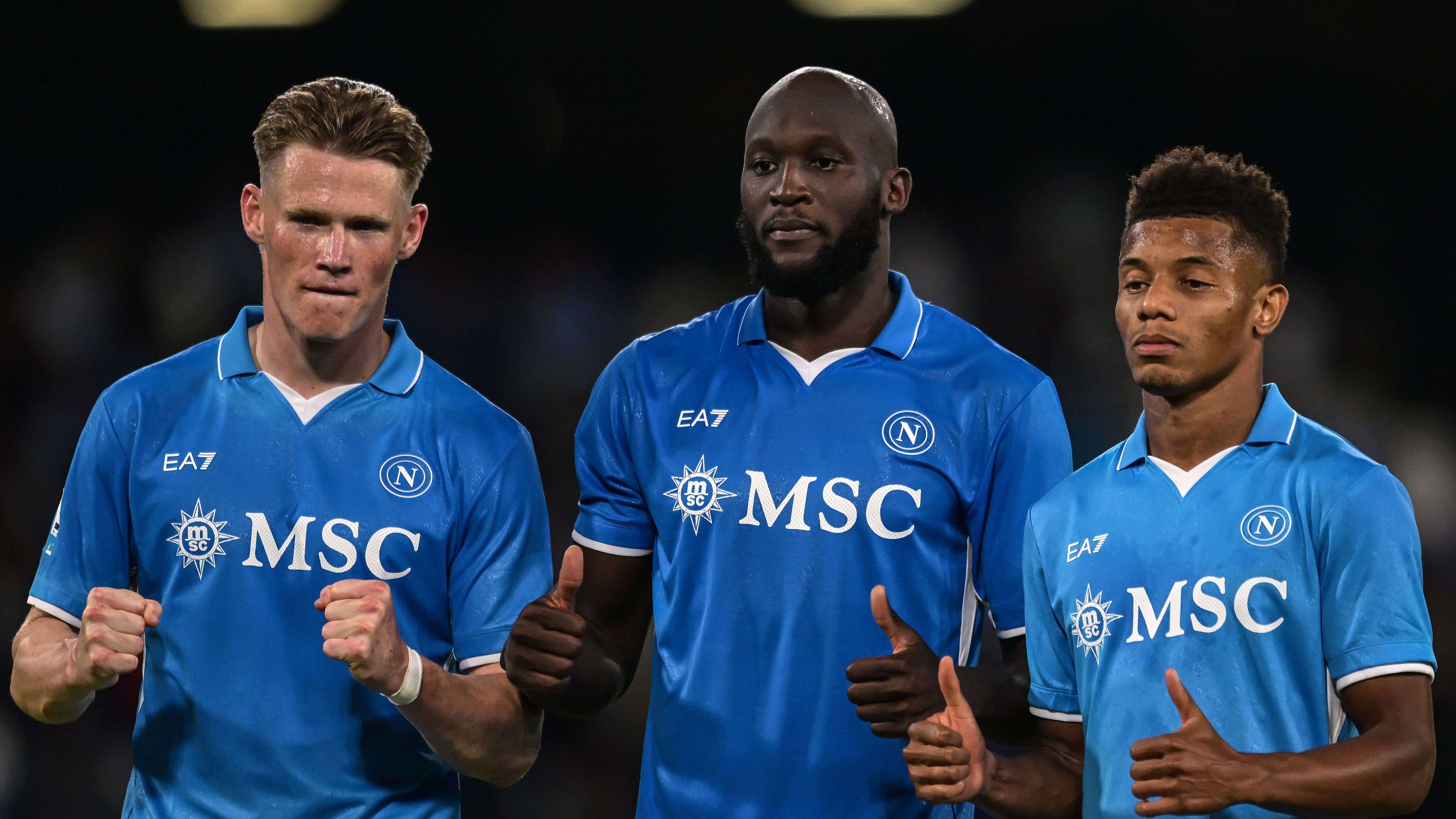 Napoli, Scott McTominay, Romelu Lukaku, David Neres