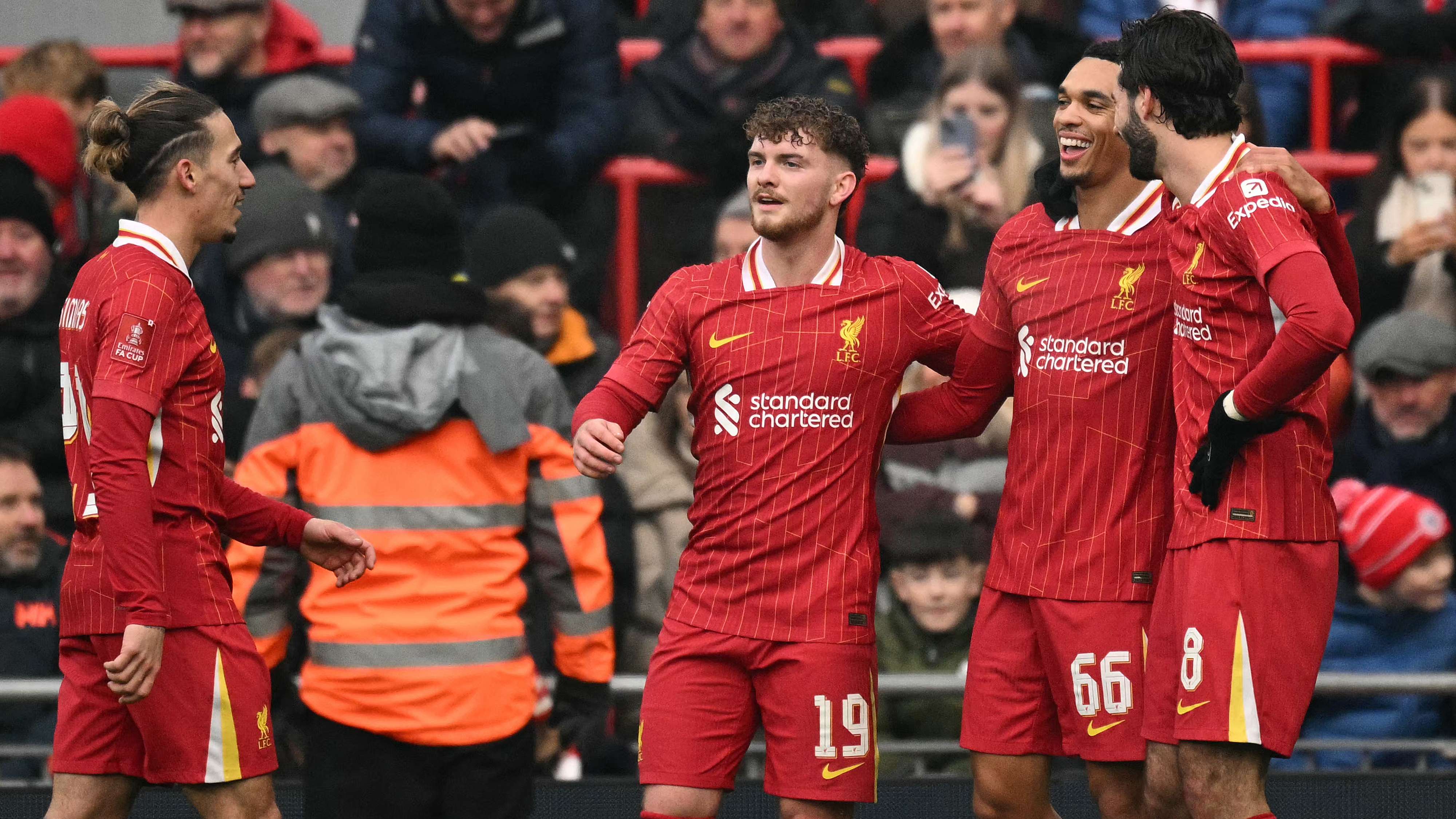 Trent Alexander Arnold Harvey Elliot Dominik Szoboszlai Liverpool