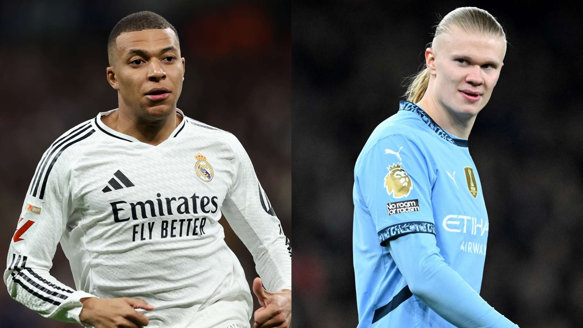 Kylian Mbappe Real Madrid Erling Haaland Man City