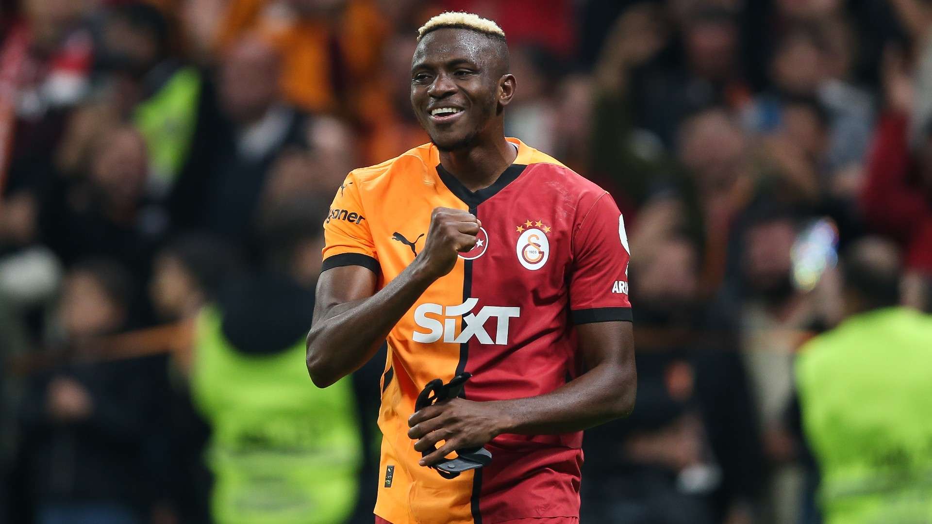 Victor Osimhen of Galatasaray celebrates 