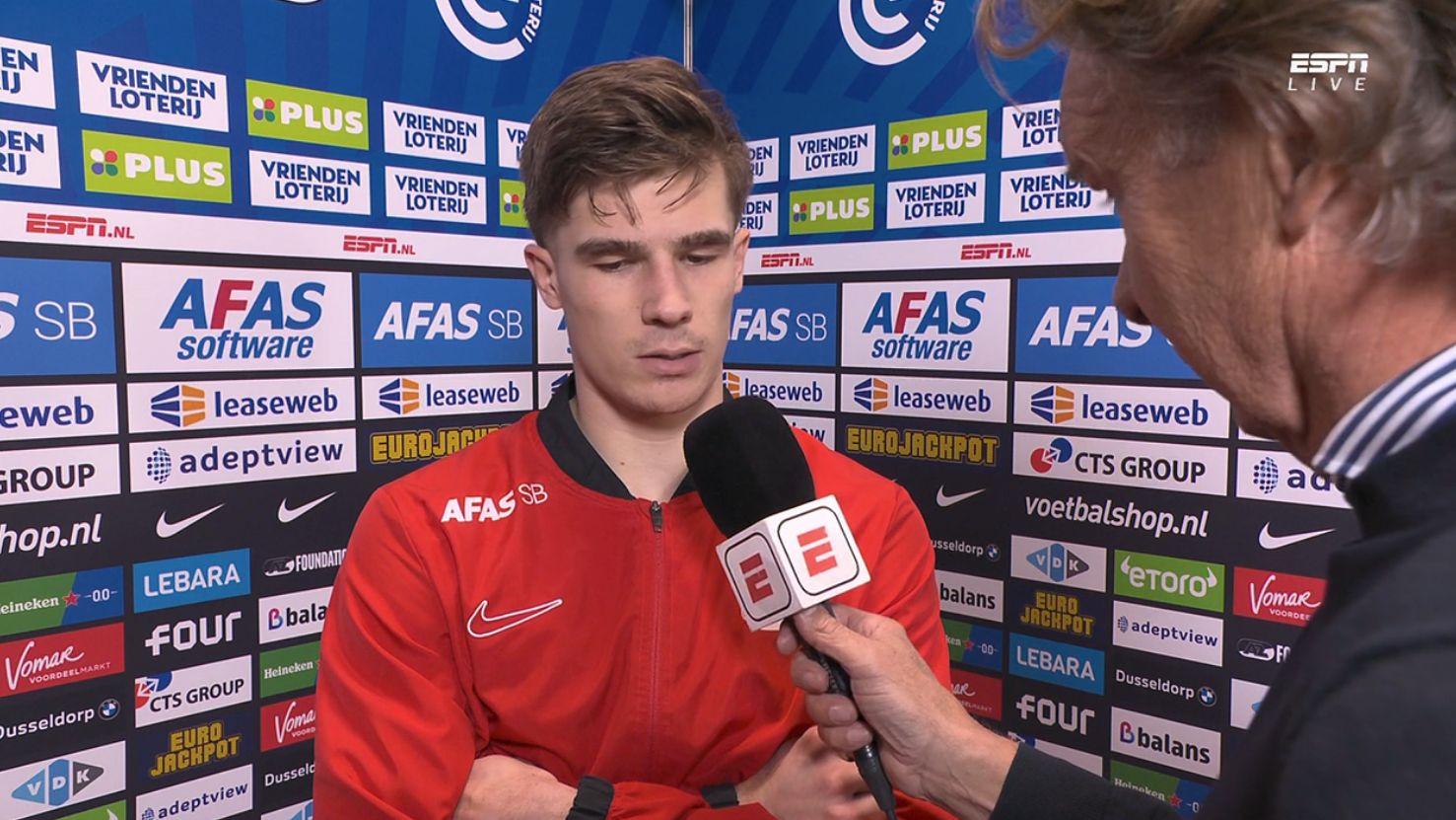 Wouter Goes steekt zijn mening niet onder stoelen of banken als Hans Kraay junior hem vraagt naar on