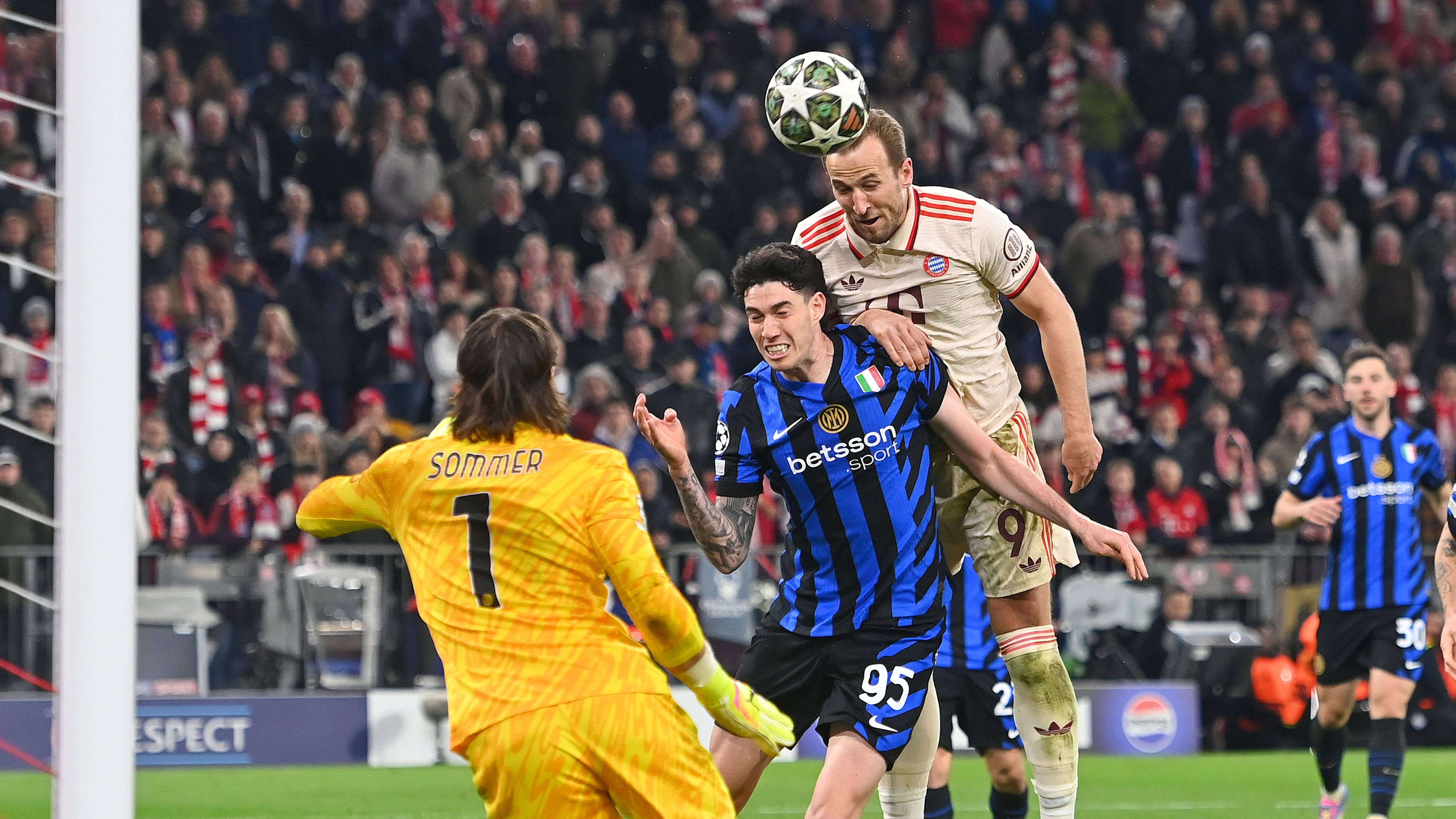 Harry Kane Alessandro Bastoni Yann Sommer