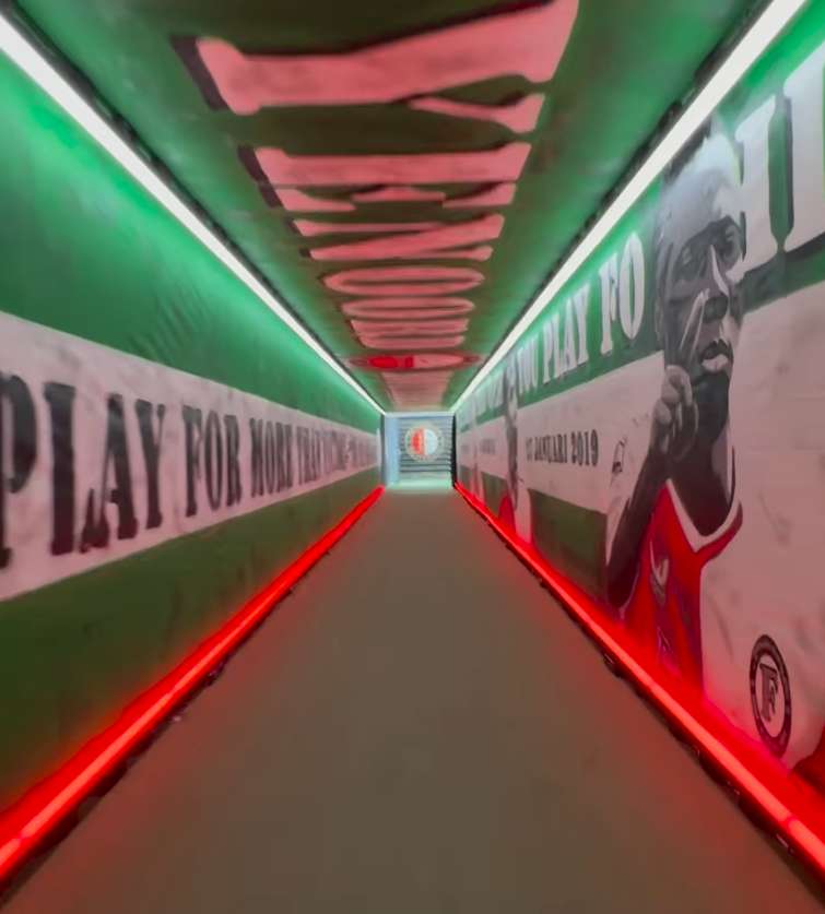 Feyenoord spelerstunnel