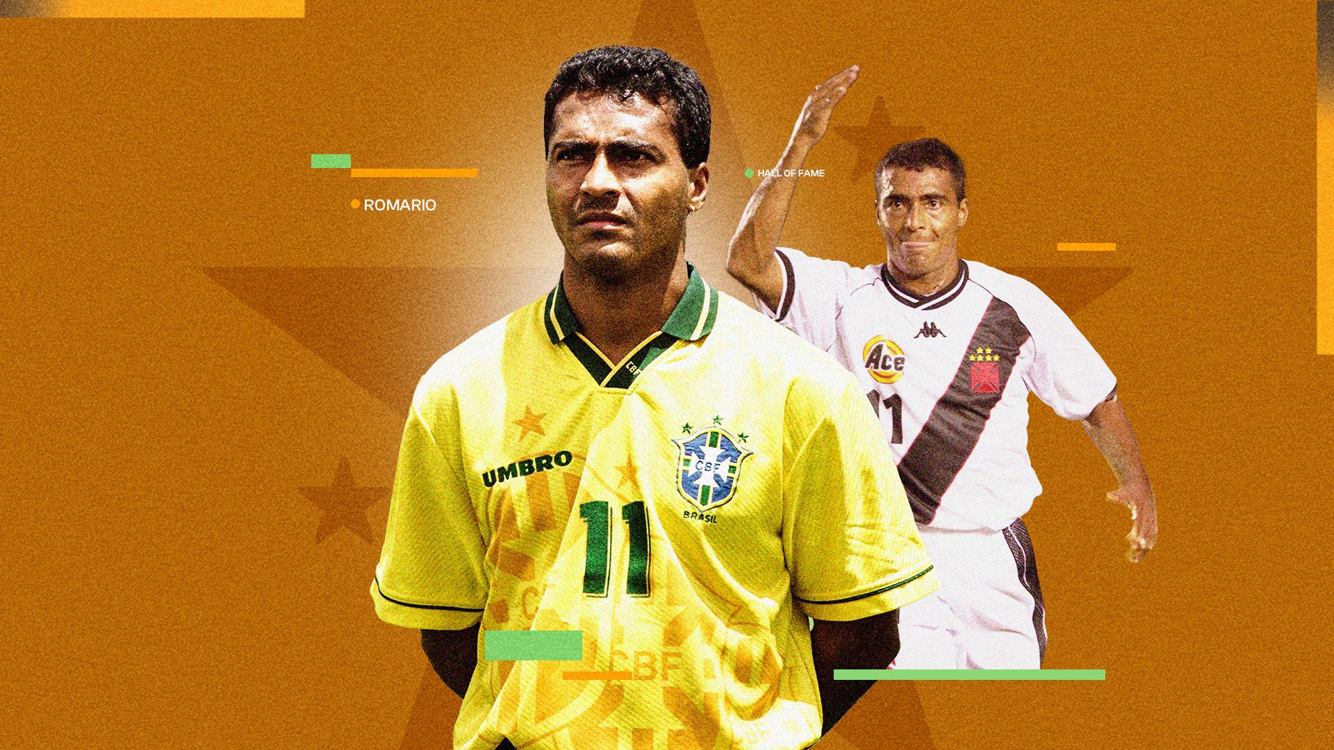 Romário: meer dan 1000 goals, een WK-titel en een legendarisch leven tussen voetbalveld en carnaval