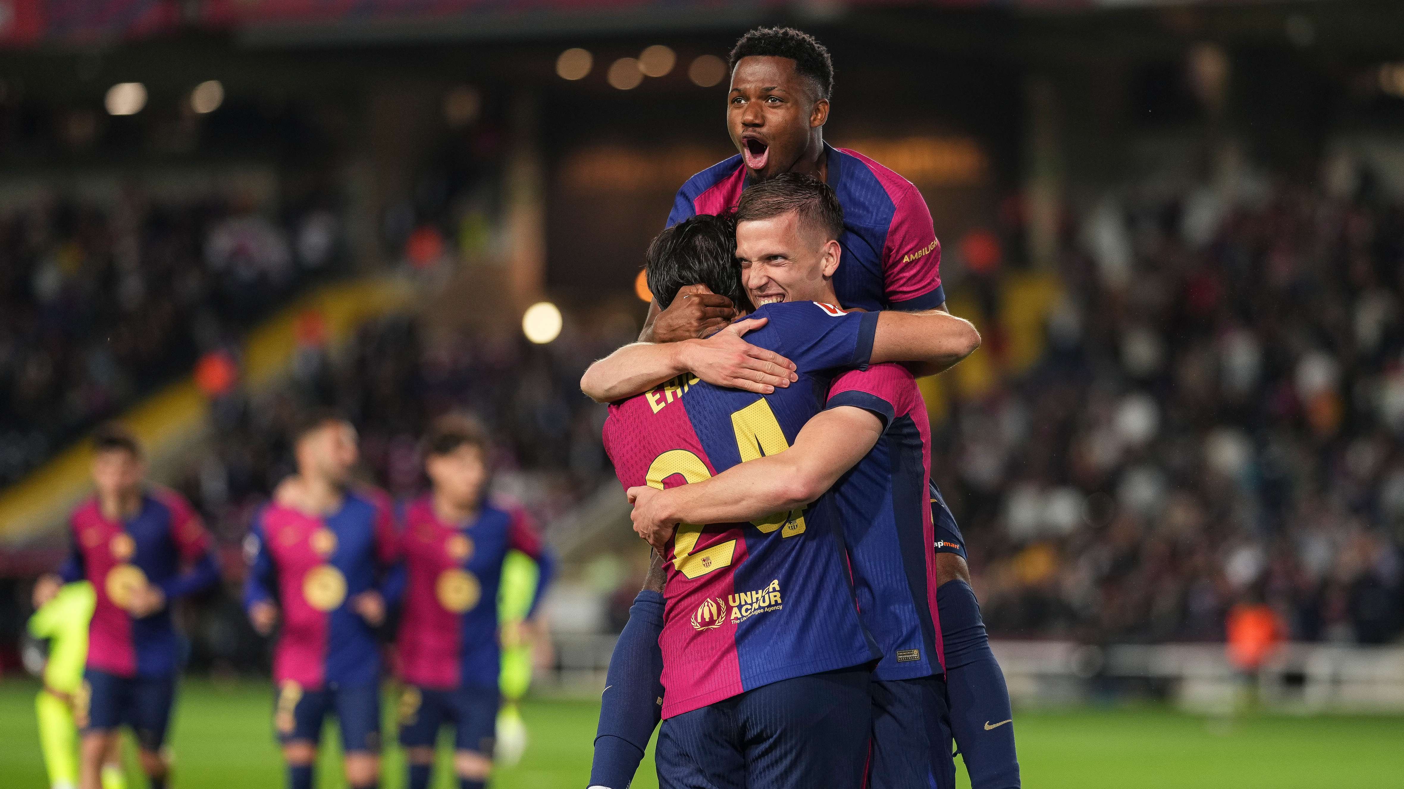 Dani Olmo Ansu Fati Eric Garcia 
