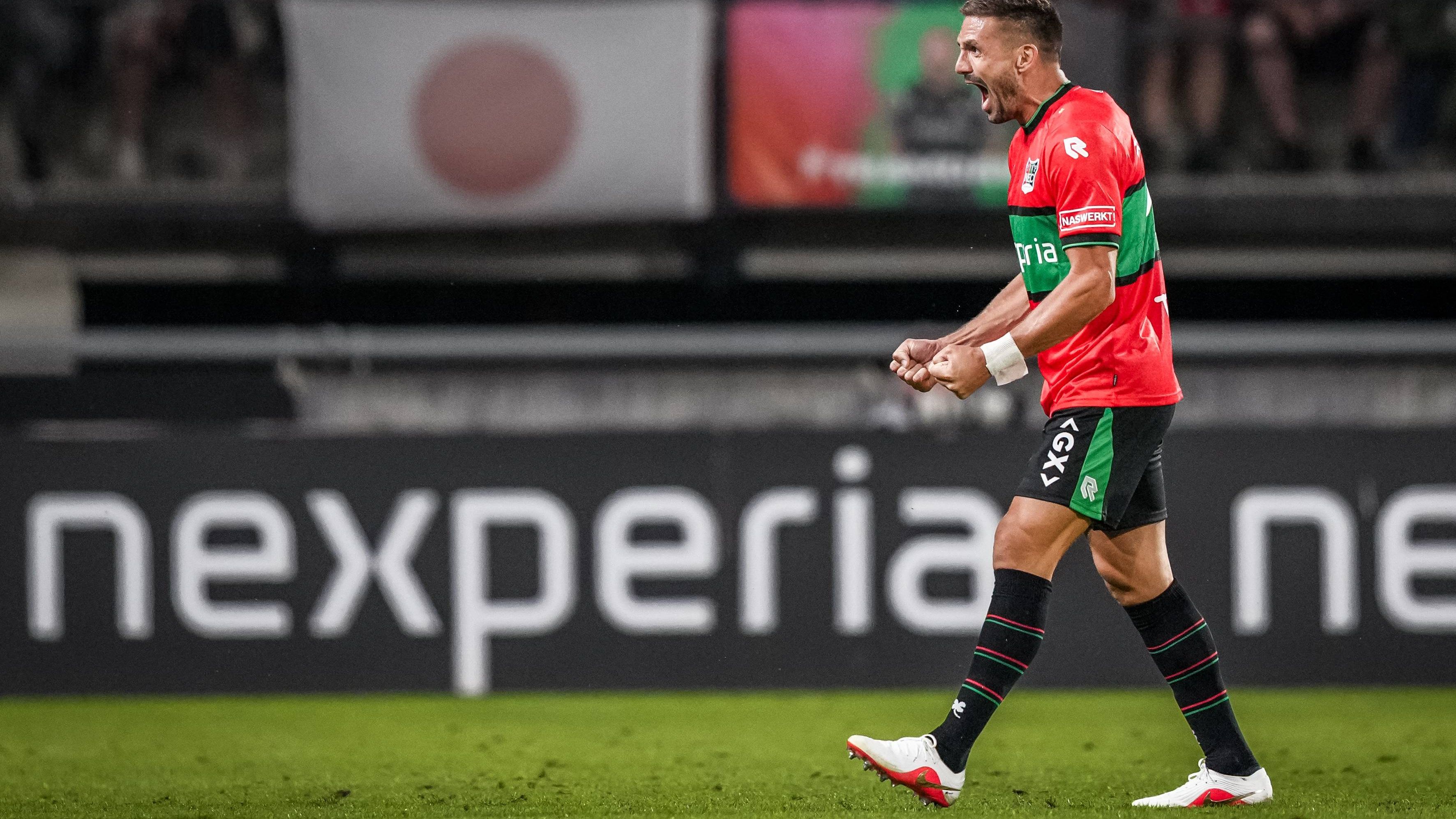 Tadic explains heated clash with NEC team-mate after Olympiacos win