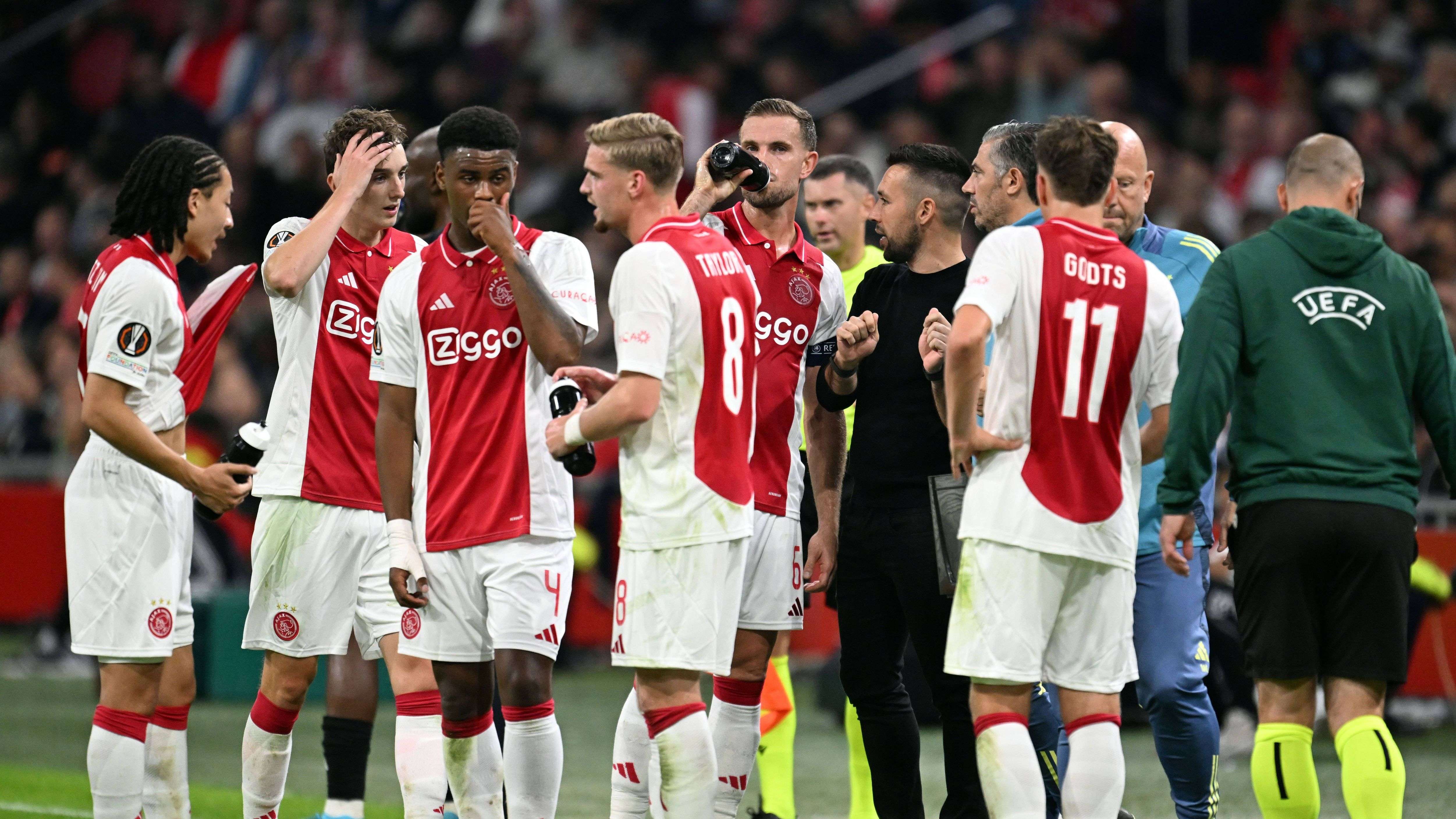 Fitz Jim Godts Taylor Hato Henderson Baas Ajax