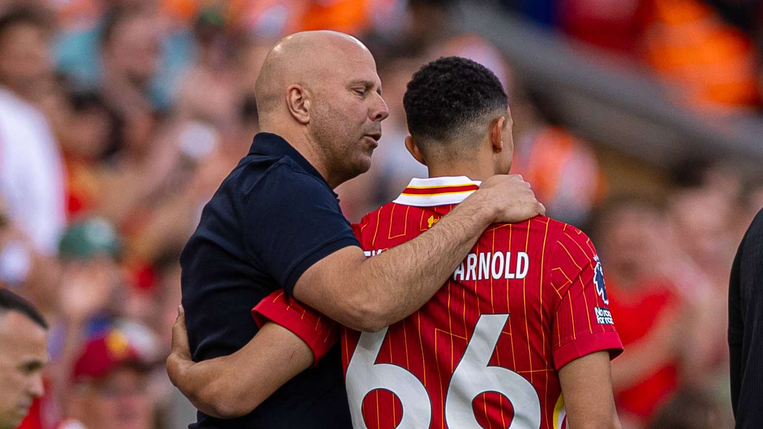 Arne Slot Trent Alexander-Arnold