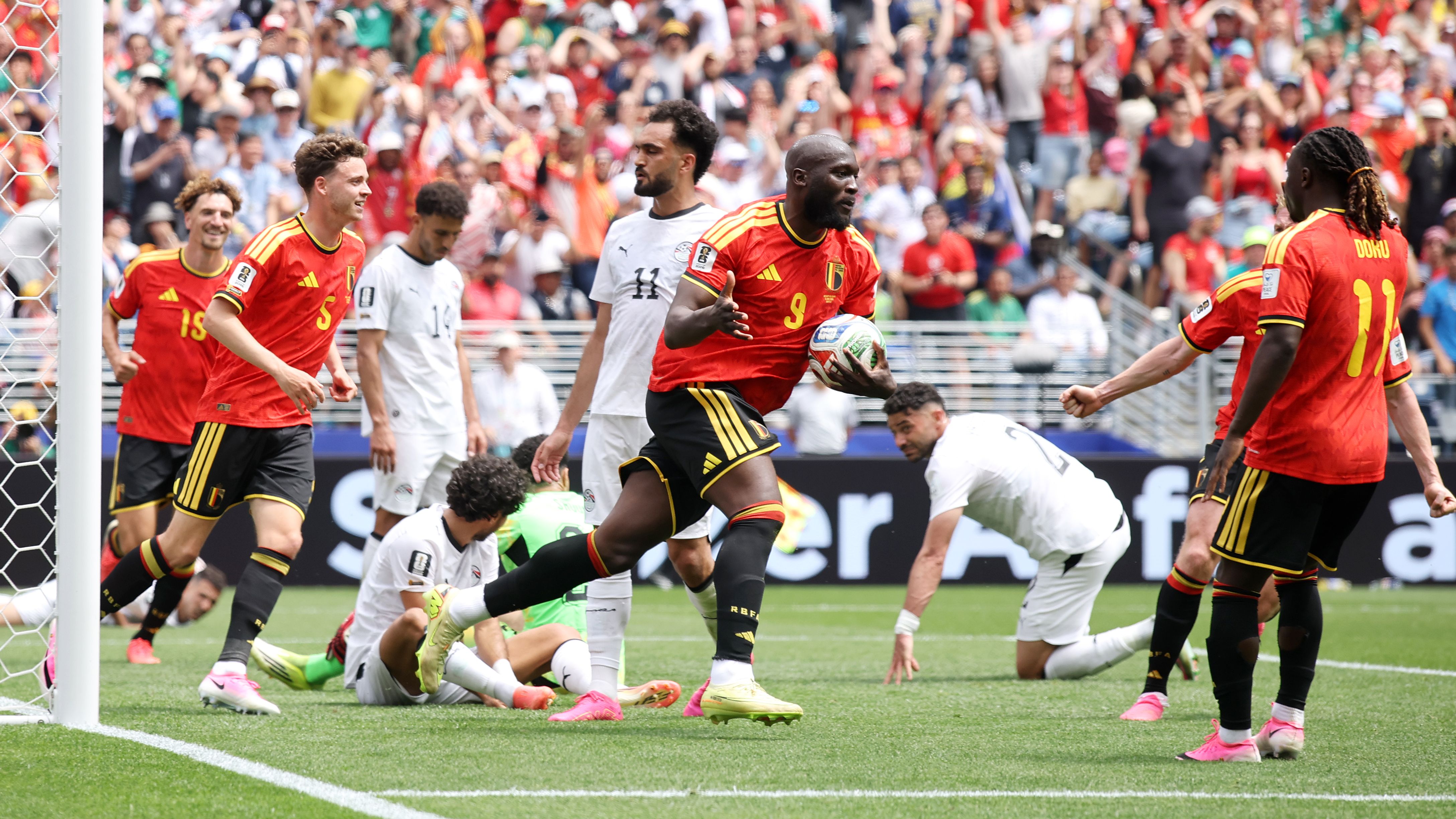 Gouden invalbeurt van Lukaku redt punt voor België tegen Egypte