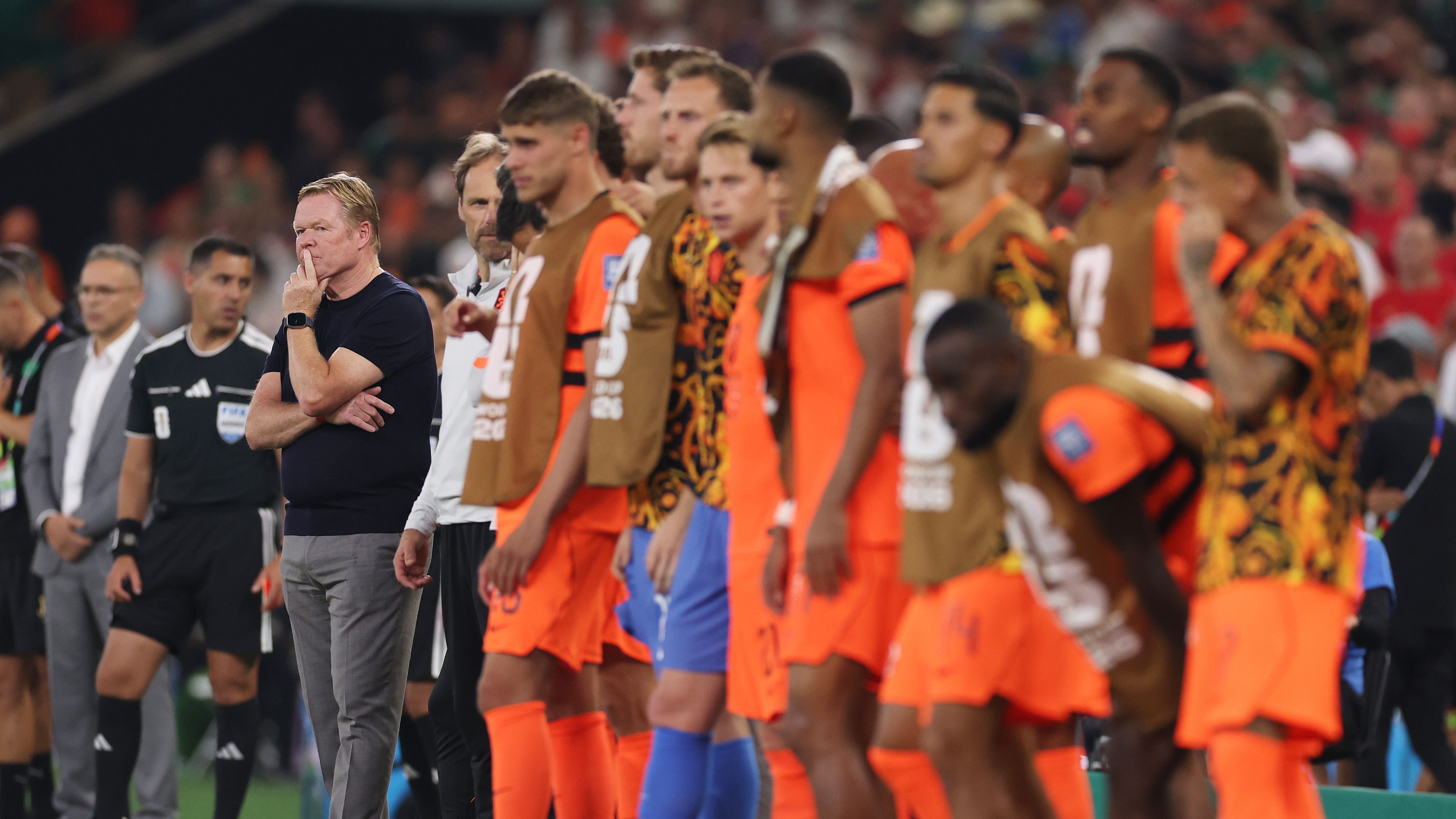 [Nederlands elftal-speler Frenkie de Jong speelde met knieblessure op het WK]
