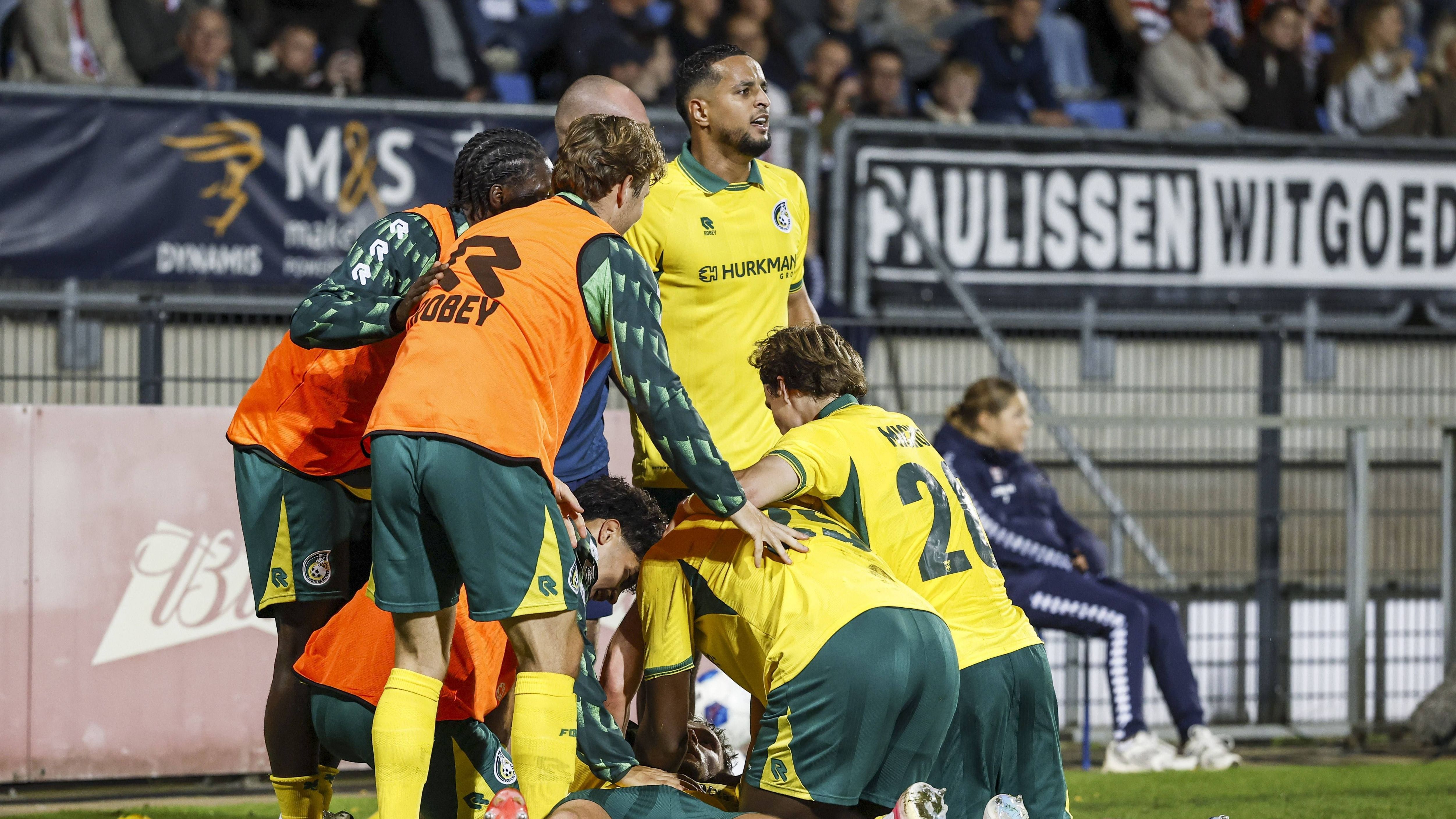 Fortuna Sittard bekroont goede seizoensstart met zege bij hekkensluiter Willem II