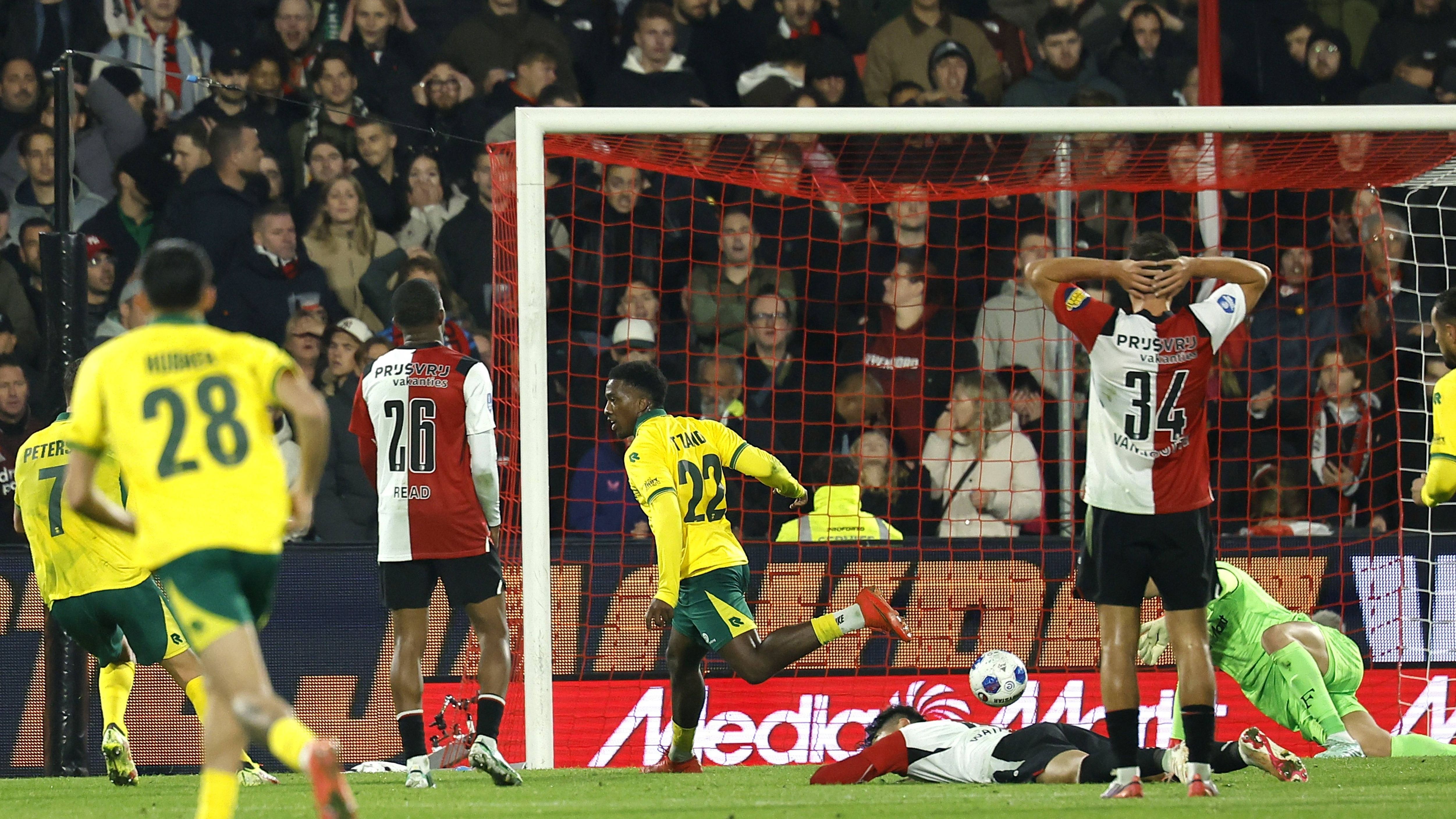 Uitgerekend huurling Shiloh 't Zand doet Feyenoord heel veel pijn in De Kuip