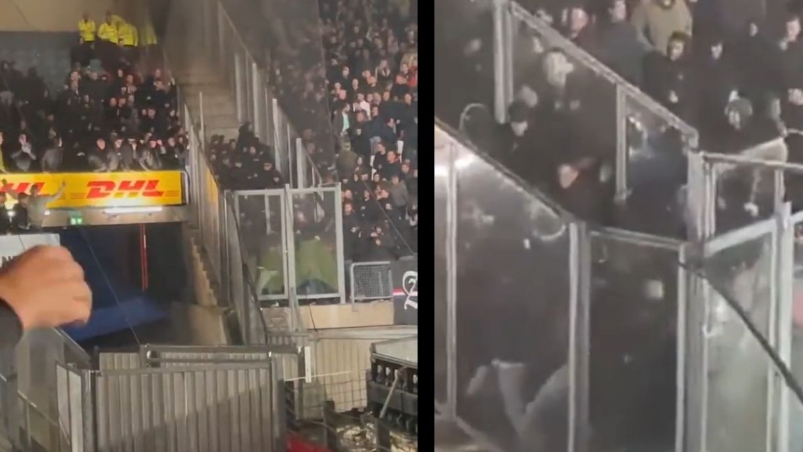 Ongekende Beelden Den Bosch hooligans In Stadion Slaags Met Willem II 